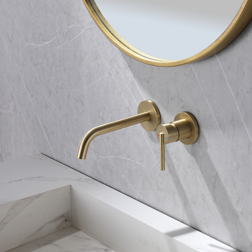 Inbouw wastafelkraan Charles - Brushed gold