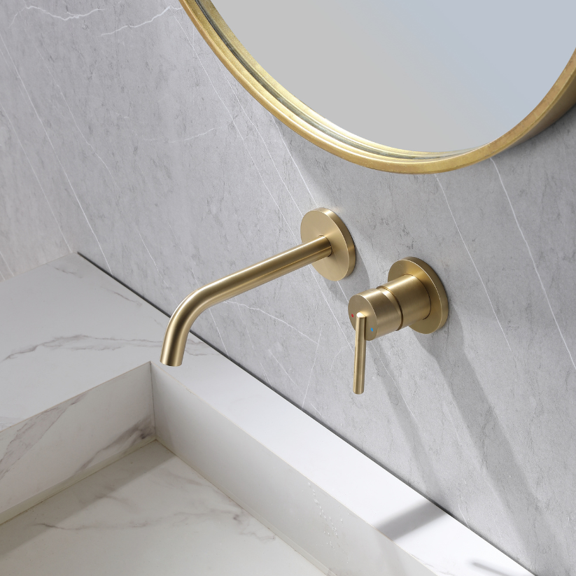 Inbouw wastafelkraan Charles - Brushed gold