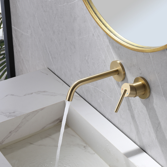 Inbouw wastafelkraan Charles - Brushed gold