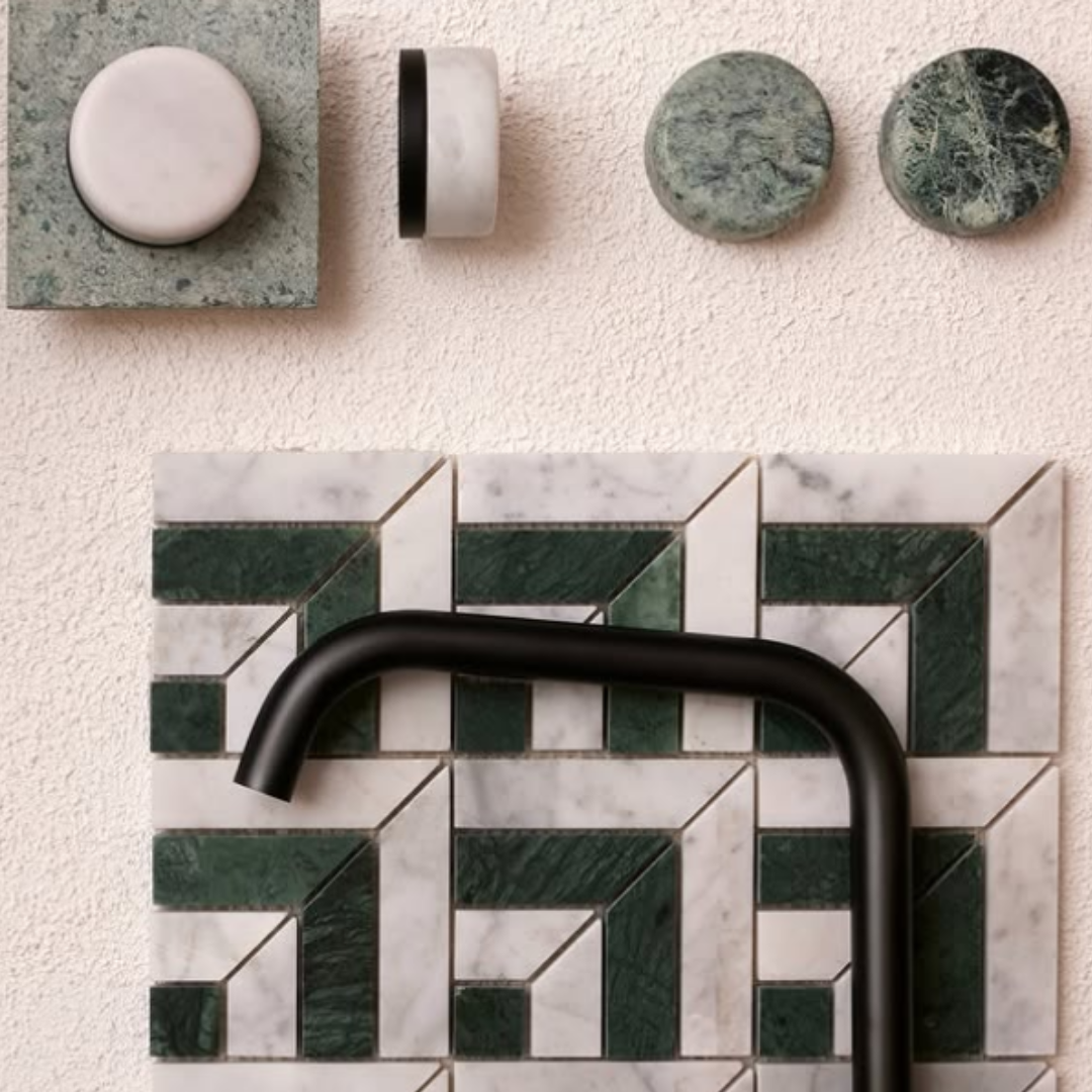 Inbouw mengkraan – Sorrento – Verde Alpi – Matte black
