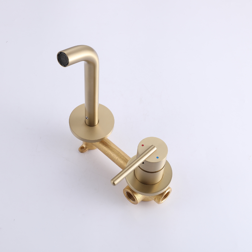 Inbouw wastafelkraan Charles - Brushed gold
