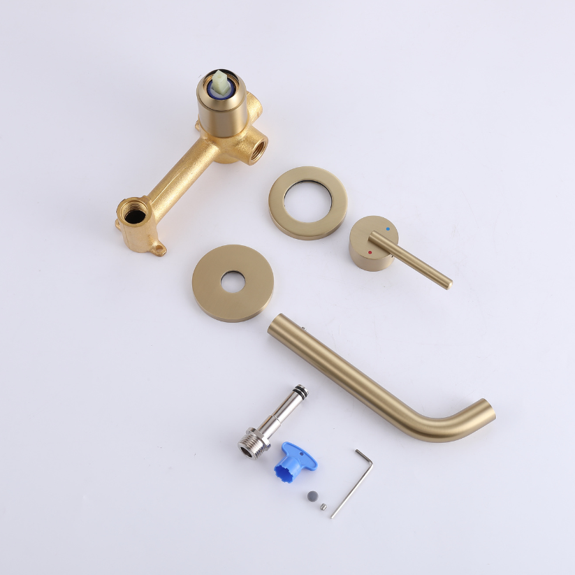 Inbouw wastafelkraan Charles - Brushed gold