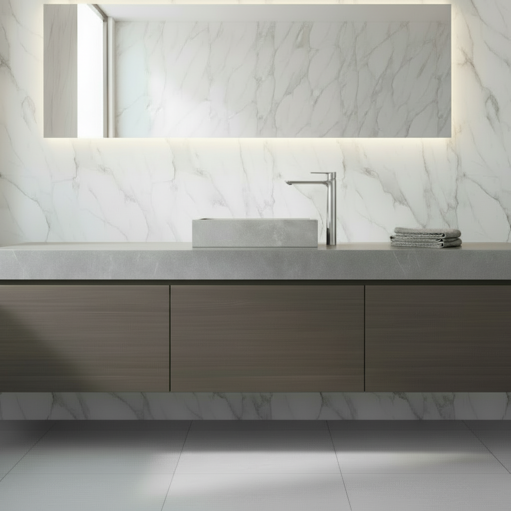 Hoge wastafelkraan  – Silvio – Chroom - 31,5 × 19 × 4,5 cm