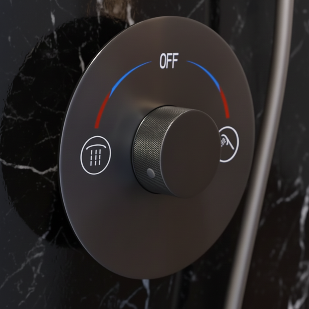 Inbouw Regendoucheset Amalia - Mat zwart