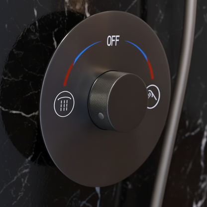 Inbouw Regendoucheset Amalia - Mat zwart