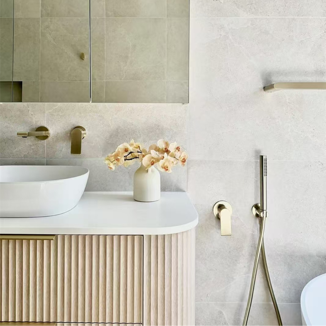 Inbouw mengkraan - Portofino – 80MM - 1-Gats - Brushed bronze