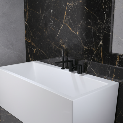 Opbouw badkraan Vero – Mat zwart - 21,6 × 24 × 19,5 cm