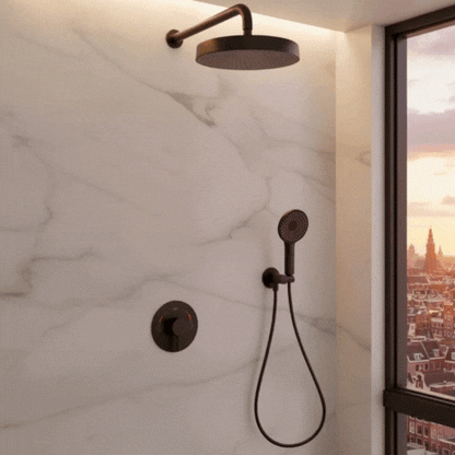 Inbouw Regendoucheset Amalia - Mat zwart