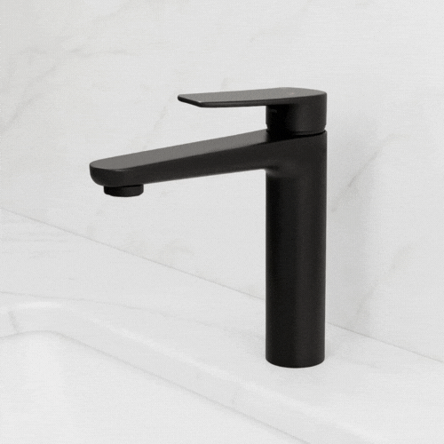 Opbouw wastafelkraan Diego  – Mat zwart - 15 × 13,7 × 4,4 cm